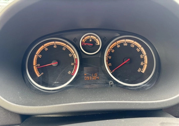 Opel Corsa cena 20000 przebieg: 93000, rok produkcji 2012 z Szczebrzeszyn małe 277